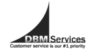 dbm services grey logo